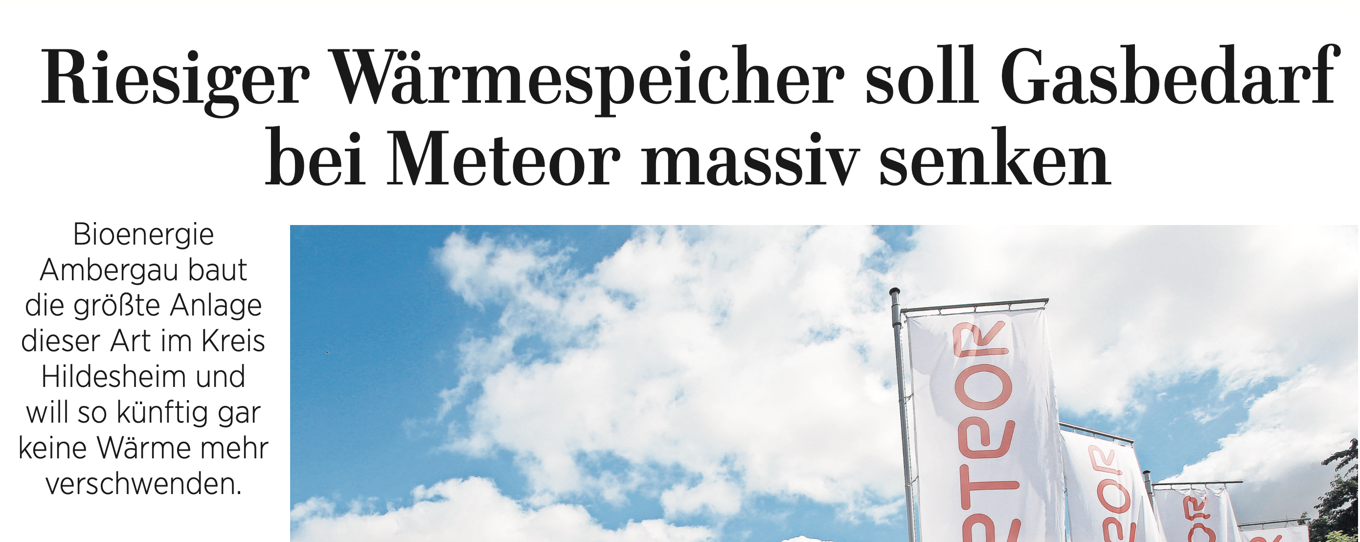Hildesheimer Zeitung Meteor